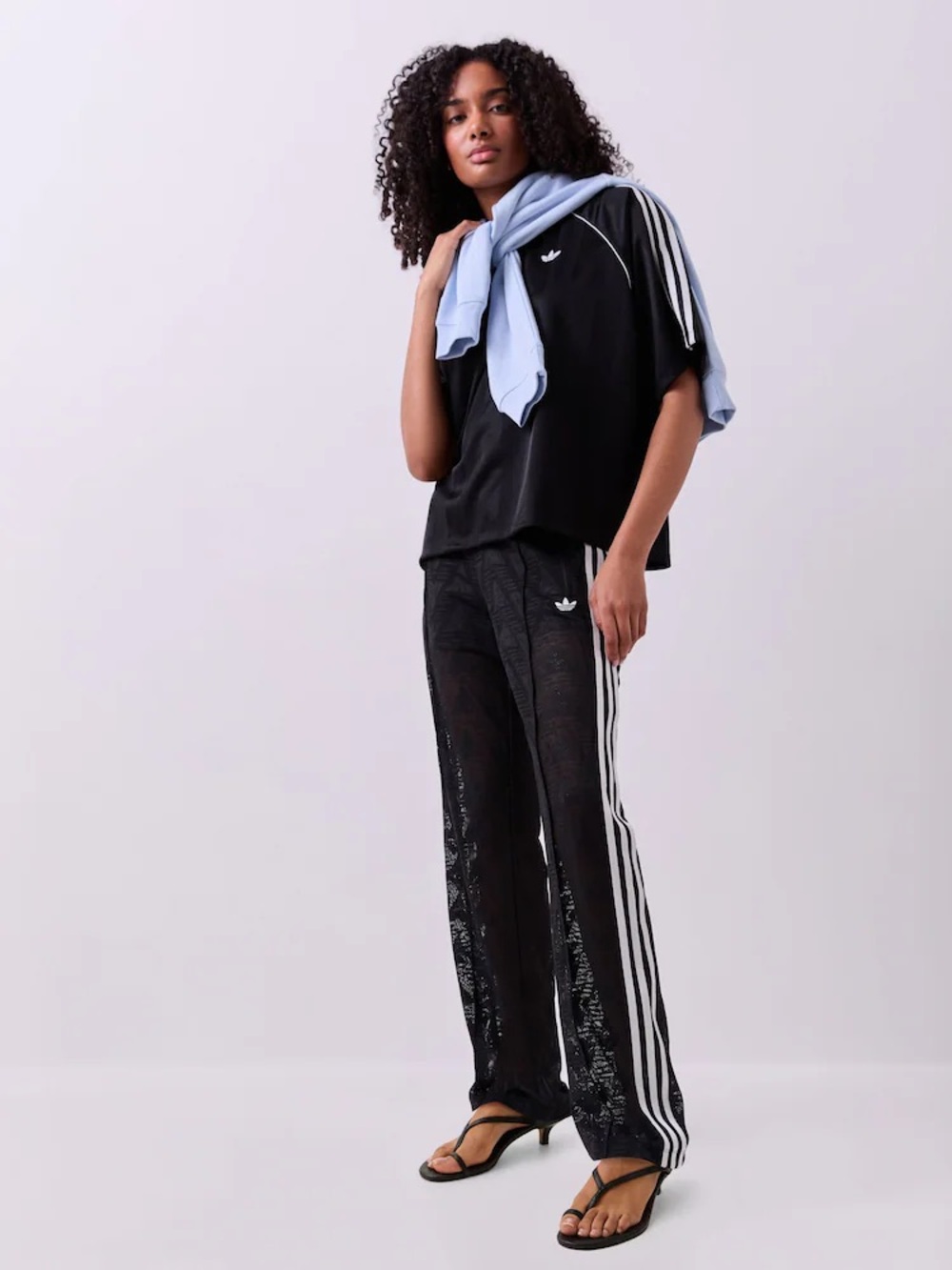 adidas Originals Black Firebird Classic Lace Track Joggers